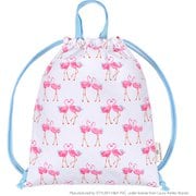 N0457400 [ナップサック キルティング LAURA ASHLEY Pretty Flamingo]