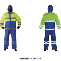 川西 高視認レインスーツ Lサイズ 3547-L