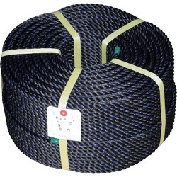 高木 HZロープ 黒 9mmX200m 364732