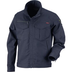 カジメイク T/Cストレッチブルゾン ネイビー LL 6770-55-LL
