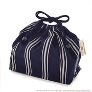 巾着 中 マチ有りお弁当袋 LAURA ASHLEY Farnworth Stripe N3485800