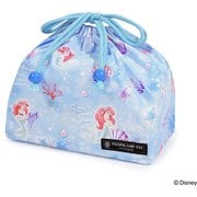 巾着 中 マチ有りお弁当袋(ネームタグ付き) ディズニー Ariel THE LITTLE MERMAID アリエル N3492100