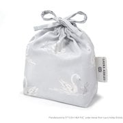 巾着 小 コップ袋 LAURA ASHLEY Swans N3584700