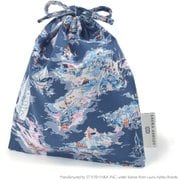 巾着 中 マチ無し給食袋 LAURA ASHLEY Riviera N7015100