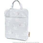 タブレット・パソコンケース (11インチ) 撥水・軽量タイプ LAURA ASHLEY Swans NR303100