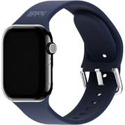 Apple Watch シリコンバンド 38/40/41mm Navy Blue 145-195mm 16876