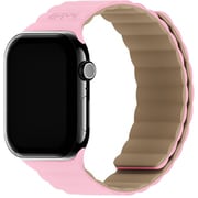 Apple Watch シリコンマグネットバンド 42/44/45/49mm Pink/Beige 155-210mm 16892