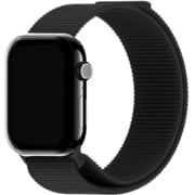 Apple Watch スポーツ用ナイロンバンド 38/40/41mm Black 145-195mm 16895