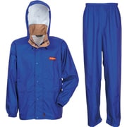 カジメイク エントラントレインスーツ ブルー 4L 7200-45-4L