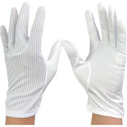 WINCESS マイクロファイバー静電気対策 手袋（10双入り）Lサイズ 8051-L