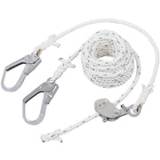 TSUYORON 水平移動用緊張器付親綱 97HR-4-20 緊張器97HR-4（台付けロープ付き）＋水平親綱 三つ打ちナイロンロープΦ16×20m 97HR420BX