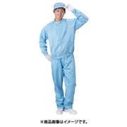 BLASTON クリーンルーム用ウエア 防塵ジャケット（立衿）青 7Lサイズ BSC-42001-B-7L