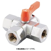 ASOH 内×内ネジ型（Tポート）（RoHS指令相当品）三方 PT3/8 BX-1333R-WS