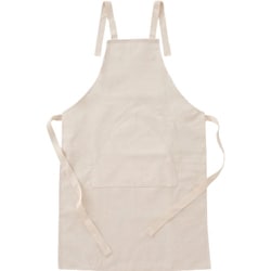 柏田 帆布胸付前掛け（腹当付）850X550 C-910