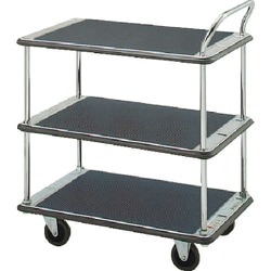 ダンディ スチール台車 ダンディDシリーズ タイプDL 3段テーブル片ハンドル式 W710×D450 DM-BT3-DX