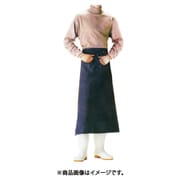 トオケミ 抗菌腰下前掛（共紐）ネイビー L KK-NAVY-L