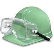 リケン 防曇ゴグル（ヘルメット取付タイプ）SPB/AM カバー付（難燃性カバー付きスプリングバンド） M20C-VF