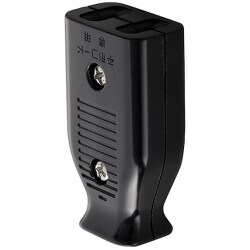 明工 平形スモールコネクターボデー（黒） MC2622B