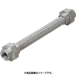 NFK 標準ユニオン式フレキシブルホース（カラー式）ユニオンSUS304（ALLSUS304）32A×500L NK-1000/SUS304-32A-500L