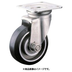 イノアック 中荷重用キャスター ステンレス 旋回金具付 Φ130 R-130AWSJ