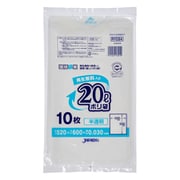 ジャパックス 再生原料入りポリ袋20L 半透明 RYC24