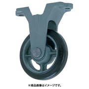ヨドノ 鋳物中荷重用ゴム車輪固定車付ベアリング入 130Φ SB-K130
