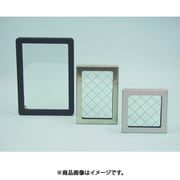 SHINOHARA 鋼板製計器用窓枠ステン強化ガラス SNS-1520K