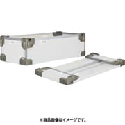 RISU テクセルハイブリッド折りたたみコンテナー 637471 長尺折り畳みコンテナTE-RS-SMナチュラル/グレー1090×545×250 TERSSMNGY1090X545X250