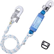 TSUYORON フルハーネス用ランヤード シングルランヤード ロープ式 柱上作業用 130KG対応型 THL-11-130KG-R23-JAN-BX