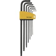 WISE ブラックボールポイント六角棒レンチ ロング 7本組 WLB330BN-7S