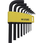 WISE 六角レンチ 黒染め9本セット（ショート） WLH130B-9S