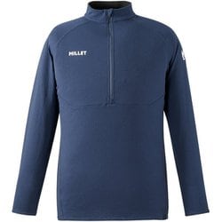 ドライグリッドハーフジップ メンズ シャツ SAPHIR(N7317) XLサイズ(日本:XXLサイズ) MIV02127