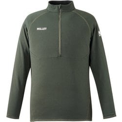 ドライグリッドハーフジップ メンズ シャツ DEEP JUNGLE(N8637) Sサイズ(日本:Mサイズ) MIV02127