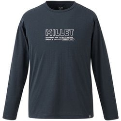 ロングスリーブTシャツ メンズ カットソー BLACK-NOIR（N0247） Mサイズ（日本：Lサイズ） MIV02158