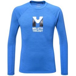 トリロジーウールＴシャツロングスリーブ メンズ カットソー ICON BLUE（N3170） Mサイズ（日本：Lサイズ） MIV9946