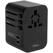 グローバルトラベルアダプター トラベル用プラグ ブラック 20370073001000