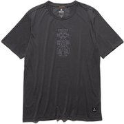 マティスアクティブエスエス メンズ ランニングウェア シャツ CHARCOAL Mサイズ RK457-CHA