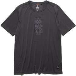 マティスアクティブエスエス メンズ ランニングウェア シャツ CHARCOAL Sサイズ RK457-CHA