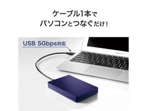 I-O DATA USB 3.1 Gen 1/2.0対応 ポータブルハードディスク 「カクうす Lite」 ブラック 500GB HDPH- IOデータ USB 3.1 Gen 1⁄2.0対応 USBメモリー 128GB ブラック U3