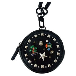 JAPAN モチーフスタッズミニショルダーバッグ シルバー