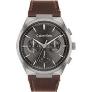 CK DISTINGUISH 44mm グレー文字盤 茶革ベルト 正規品 2年保証 25200508