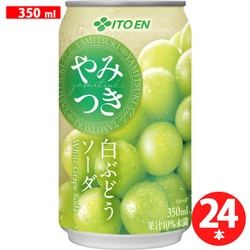 やみつき白ぶどうソーダ 350ml×24本