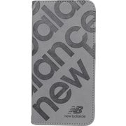 iPhone 17用 New Balance 手帳ケース スタンプロゴ GY MD-75839-2