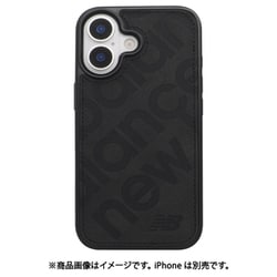 iPhone 17用 New Balance MagSafe付き 背面ケース スタンプロゴ BK MD-75843-1