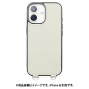 iPhone 17用 NANO universe MagSafe付き 背面ケース ストラップ GY MD-75848-2