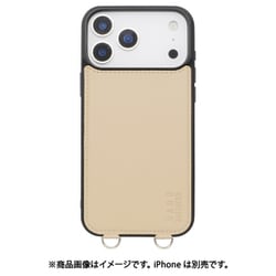 iPhone 17 Pro Max用 NANO universe MS背面ケース ストラップ BG MD-75851-3