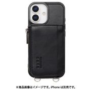 iPhone 17用 NANO universe コインケース 付き背面ケース BK MD-75852-1