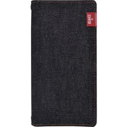 iPhone 17 Pro用 EDWIN 手帳ケース タグデニム BK MD-75855-1