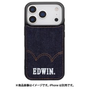 iPhone 17 Pro用 EDWIN MagSafe付き 背面ケース デニムID MD-75859-1