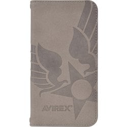 iPhone 17用 AVIREX 手帳ケース スタンプロゴ KH MD-75860-2